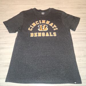 47 Cincinnati Bengals T-shirt Gray Adults Size Medium
